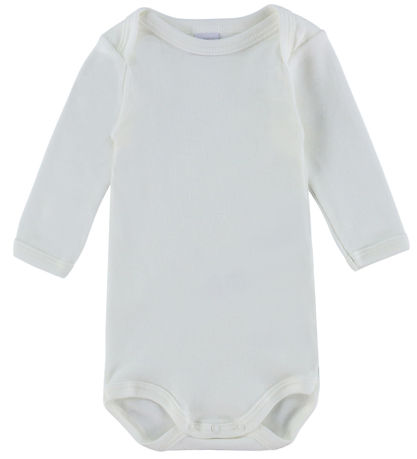Petit Bateau Bodysuits l/s - 3-Pack - Off White/Red