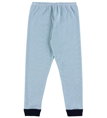 Petit Bateau Pyjama Set - 2 Parts - Adriatic/Marshmallow