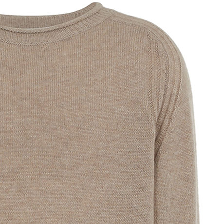 Emporio Armani Tröja - Viskos/Ull - Beigemelerad m. Blå