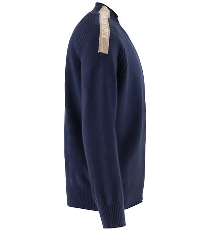 Emporio Armani Cardigan - Viscose/Wool - Naval Academy