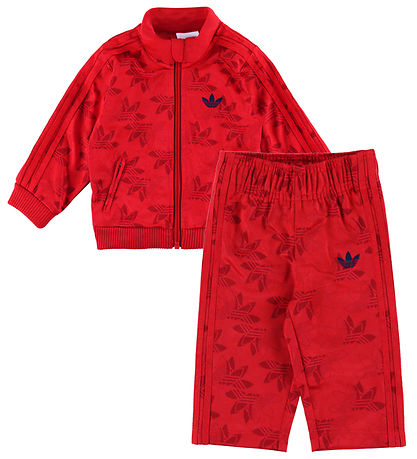adidas Originals Tracksuit - Firebird TS - Red
