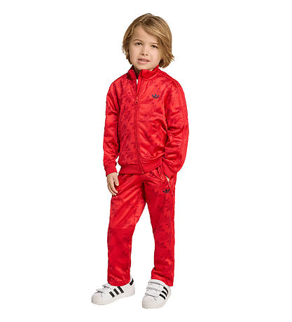 adidas Originals Tracksuit - Firebird TS - Red