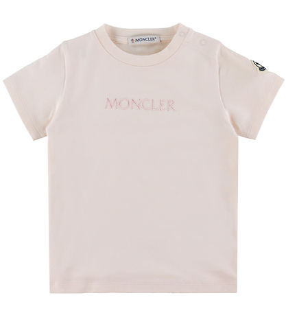 Moncler Stuttermabolur - Light Pink