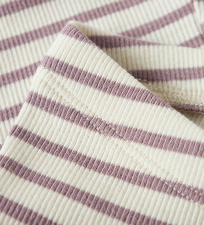 Name It Leggings - Rib - Núna - NbnBani - Elderberry