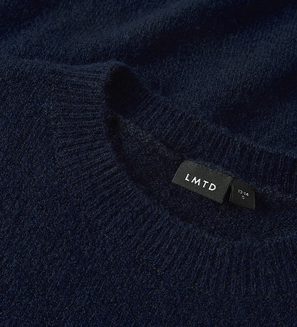 LMTD Blússa - Prjónað - Núll - NlmOdett - Dark Sapphire