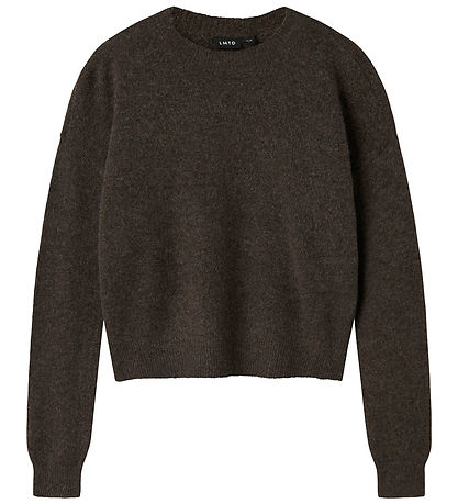 LMTD Blússa - Prjónað - Núll - NlfOdet - Chocolate Brown
