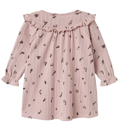 Name It Kjóll - NbfLower - Burnished Lilac M. Blóm