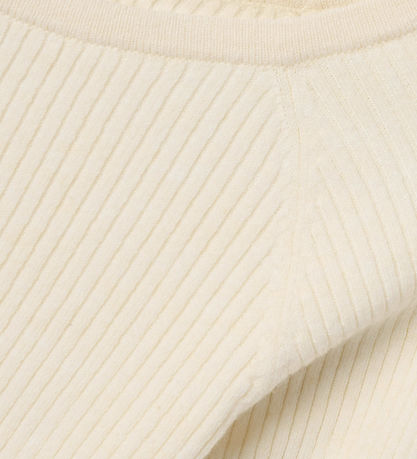 LMTD Blússa - Prjónað - Rib - NlfLarin - Antique White