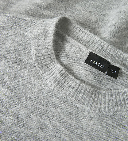 LMTD Blússa - Prjónað - NlmOdett - Light Grey Melange