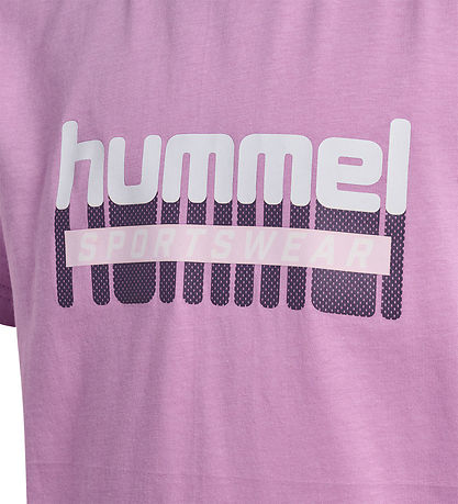 Hummel Stuttermabolur - HmlTukas - Reykt Grape