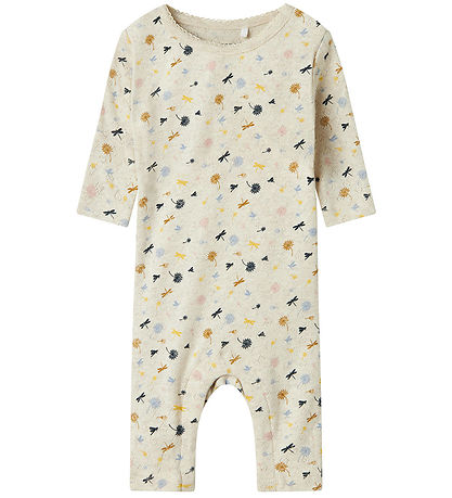 Name It Jumpsuit - NbfKoral - Peyote Melange w. Pointelle