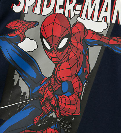 Name It Bluse - Noos - NmmJuice - Spider-Man - Navy Blazer