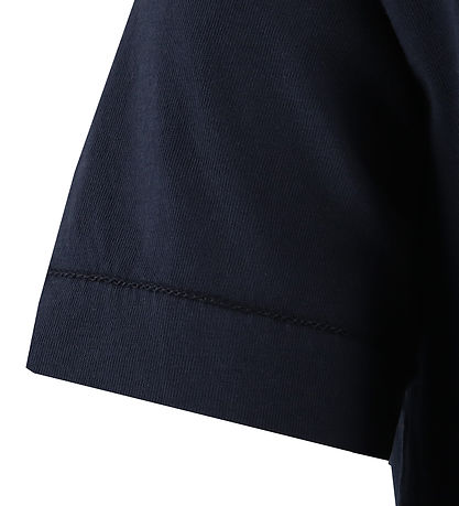 Stone Island Stuttermabolur - Dökkblátt Blue