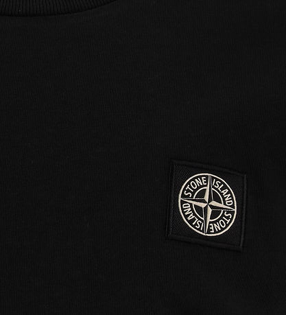Stone Island Stuttermabolur - Svart