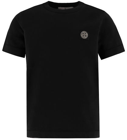 Stone Island Stuttermabolur - Svart