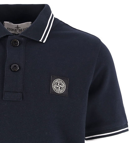 Stone Island Polo - Dökkblátt Blue
