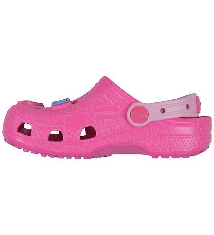 Crocs Sandalar - Mattel Bleikt Barbie - Bleikt/Multi