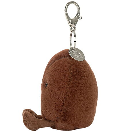 Jellycat Lyklakippa - 17x7 cm - Kaffibaunir - Brúnt