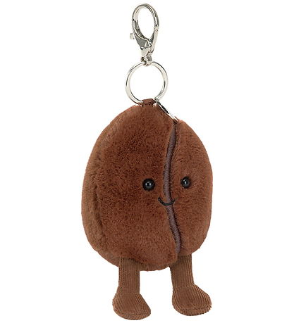 Jellycat Lyklakippa - 17x7 cm - Kaffibaunir - Brúnt
