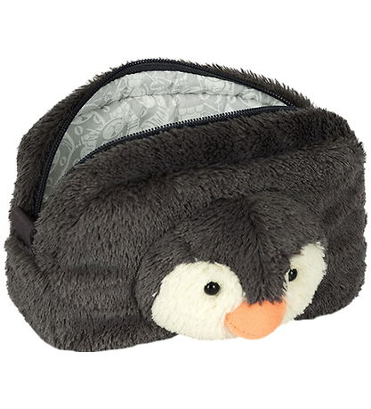 Jellycat Väska - 19x13 cm - Jordnötspåse Penguin - Grå