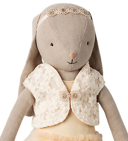 Maileg Rabbit - Leotard And Tulle Skirt - Size 3 - Cream