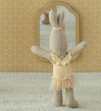 Maileg Hare - Ballet Leotard And Tulle Skirt - Size 1 - Cream