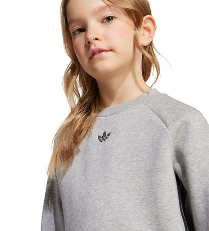 adidas Originals Sweat Set - Crew - Mgreyh/Black