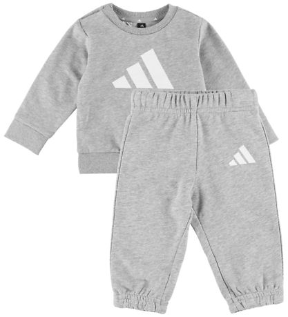 adidas Performance Sweat Set - I BL FT Jog - Mgreyh/White