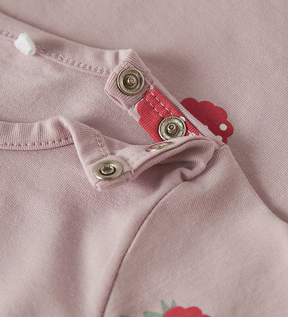 Name It Bodysuit l/s - NbfVandora - Burnished Lilac/Raspberry