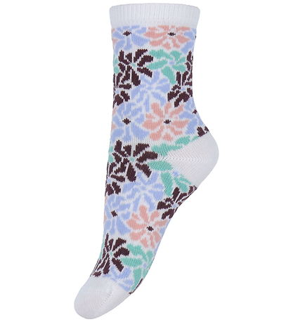Name It Socks - 5-Pack - NmfVinni - Bright White/Floral AOP