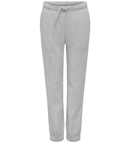Kids Only Joggingbuxur - KogSweat - Light Grey Melange