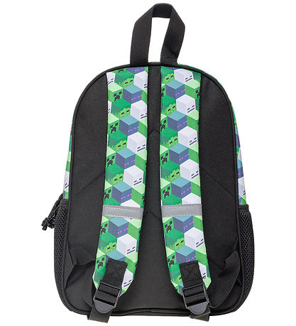 Minecraft Backpack - 35x26x18 cm - Green/Black