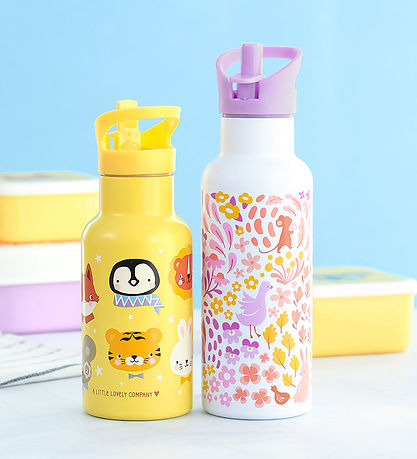 A Little Lovely Company Water Bottle - Stainless Steel - 500 mL