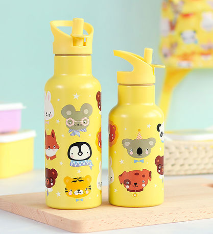 A Little Lovely Company Vattenflaska - Rostfritt Stål - 500 ml