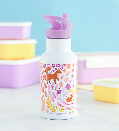 A Little Lovely Company Vattenflaska - Rostfritt Stål - 350 ml