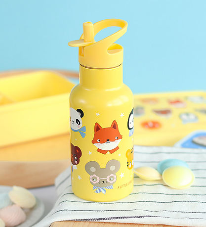 A Little Lovely Company Drikkeflaske - Rustfritt Stål - 350 ml