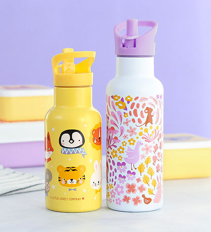 A Little Lovely Company Drikkeflaske - Rustfritt Stål - 350 ml