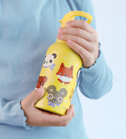 A Little Lovely Company Drikkeflaske - Rustfritt Stål - 350 ml