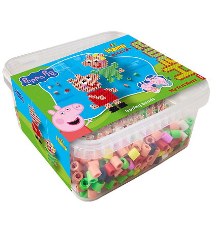 Hama Maxi Perlur - Gurra grís + Litla systir Evía - 900 Stk.