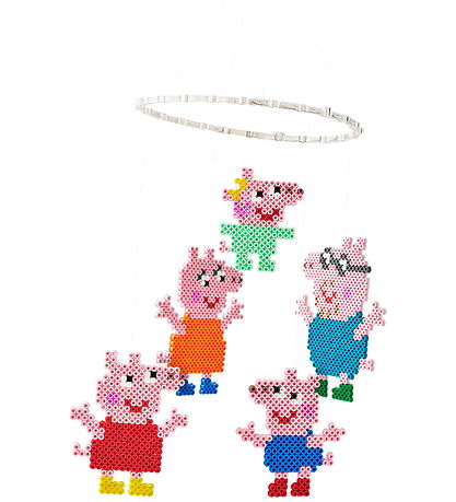Hama Midi Perlenset - Baby-Mobile - Peppa Wutz + Kleine Schweste