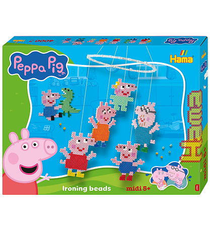 Hama Midi Perlenset - Baby-Mobile - Peppa Wutz + Kleine Schweste