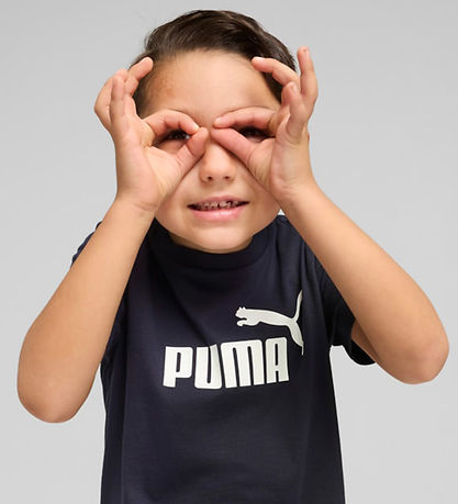 Puma Stuttermabolur - ESS nr. 1 Lógó - Dökkblátt