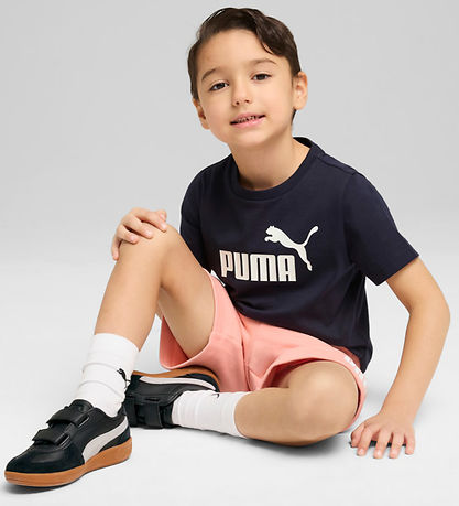 Puma Stuttermabolur - ESS nr. 1 Lógó - Dökkblátt