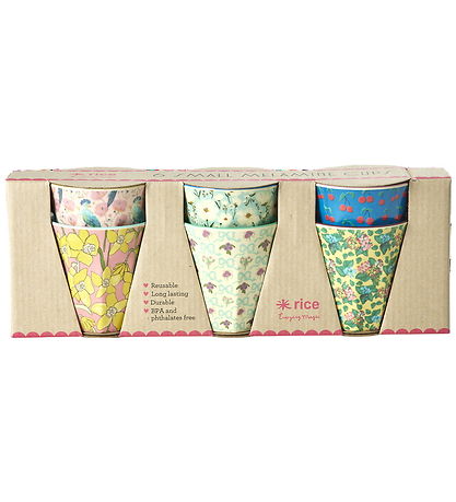 Rice Becher - Melamin - 6 st. - 160 ml - Zeigen Sie Ihr wahres G