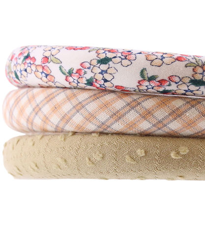Bandeaux à Cheveux By Stær - 3 Pack - Augusta - Beige/Blanc