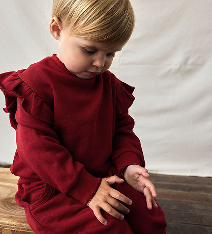 Lil' Atelier Jogginghose - NmfKilano - Rot Dahlia