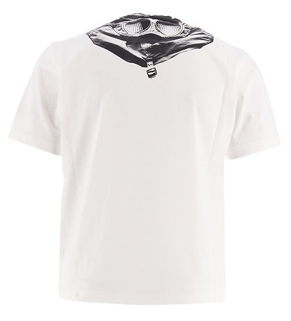 C.P. Company T-shirt - Gauze White w. Black