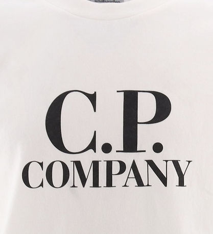 C.P. Company T-shirt - Gauze White w. Black