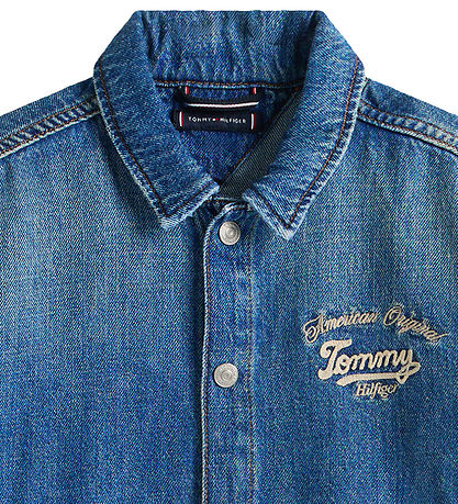 Tommy Hilfiger Jeansjacke - Verpackung Shacket - Islandblue