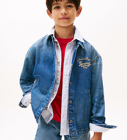 Tommy Hilfiger Jeansjacke - Verpackung Shacket - Islandblue